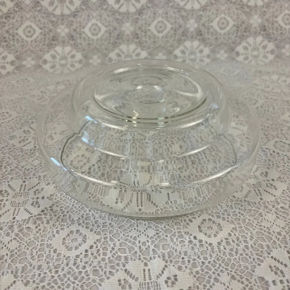 Vintage Pyrex Glass Hourglass Candle Holder Hurricane Taper Pillar Base